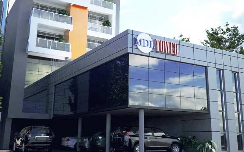 erecting new building